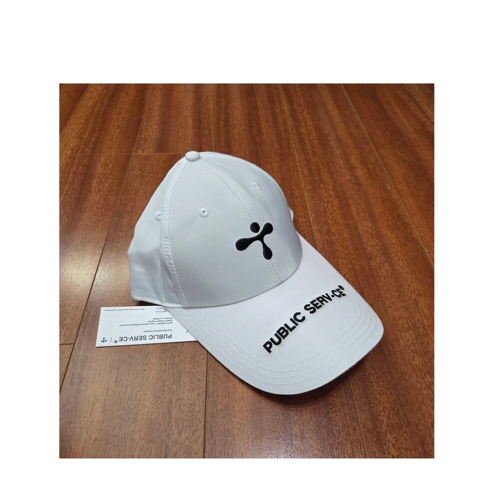 Public Serv-ce Infinity Visor Cap Hat White Unisex O/S NWT
